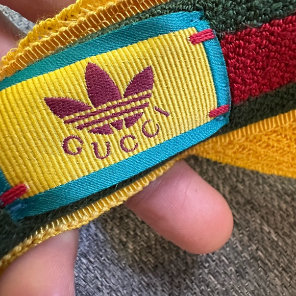 GUCCI 👉 ADIDAS COLAB VISOR  HAT 🌟 AUTHENTIC 🌟 - Picture 4 of 9